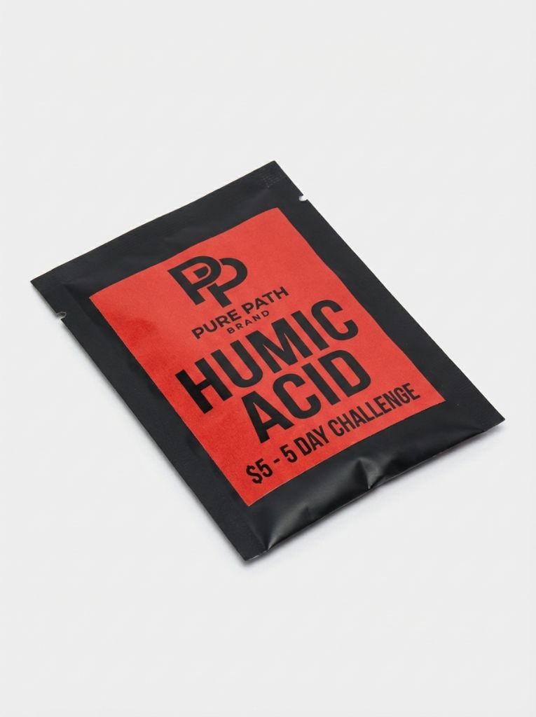humic acid PM sachet heavy metal detox binder pure path northwest